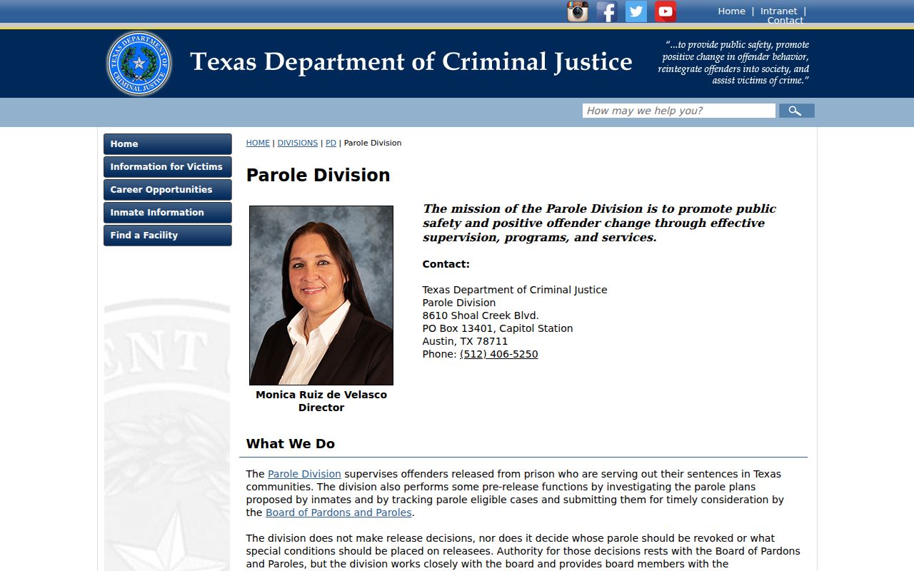 Lyford criminal records and Texas parole context for Willacy County